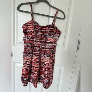 Material Girl Multicolor High Low Dress